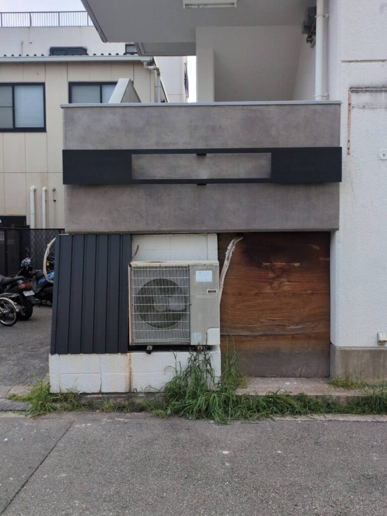 ステンモルタルアクアカラー施工